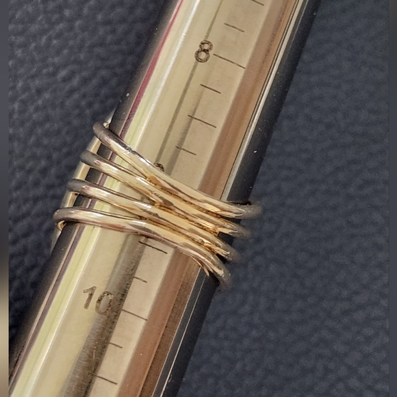 Vintage Onyx Sterling Silver Ring - Picture 5 of 5